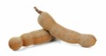 Tamarind Isolated On The White Background Stock Photo