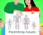 Parenting Issues Indicates Mother And Baby And Affairs Stock Photo