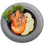 Shrimp Salad Stock Photo