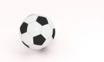 Realistic Soccer Ball On White Background Stock Photo