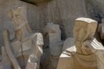 Close-up Of A Sculpture At Gaudi's Sagrada Familia Cathedral Stock Photo