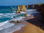 Twelve Apostles By Great Ocean Road Stock Photo