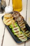 Grilled Assorted Vegetables Stock Photo