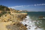 Albufeira Coastline Stock Photo