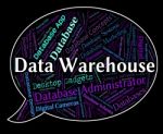 Data Warehouse Represents Facts Fact And Information Stock Photo