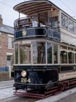 Stanley, County Durham/uk - January 20 : Old Tram At The North O Stock Photo