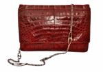 Alligator Leather Bag Stock Photo