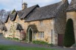 Scenic View Of Lower Slaughter Village In The Cotswolds Stock Photo