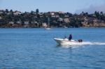 Approaching Sausalito Marina Stock Photo