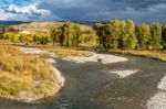 Gros Ventre River Stock Photo