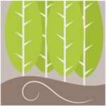 Tree Background Illustration Stock Photo