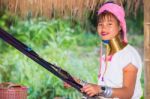 Karen Tribal Girl From Padaung Long Neck Hill Tribe Village Stock Photo