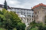 State Castle And Chateau Complex Of Cesky Krumlov Stock Photo