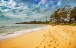 View At The Beach On Kauai Island Of Hawaii Stock Photo