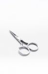 Medical Scissors Equipment On White Background Stock Photo