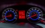 Modern Car Speedometer Stock Photo