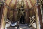 Interior View Of The Cathedral Of The Incarnation In Malaga Stock Photo