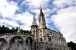 Sanctuary Of Lourdes, France Stock Photo