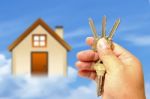 Key With House Stock Photo