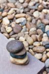 Stack Of Zen Stones Stock Photo