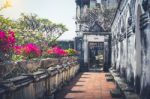 Temple On Top Of Mountain,architectural Details Stock Photo