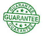 Guarantee Stamp Stock Photo