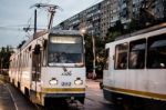 Very Old Amazing Tram ! Stock Photo