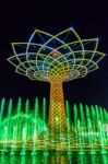 Tree Of Life At Expo In Milan Italy Stock Photo