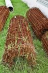 Rusty Wire Mesh Steel Stock Photo