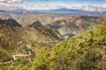 Mountain Landscape Near Patzun  In Guatemala Stock Photo