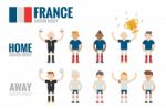 France Soccer Team Stock Photo