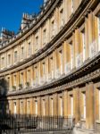 Houses In The Circus In Bath Stock Photo