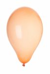 Orange Balloon Stock Photo