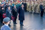 Memorial Service On Remembrance Sunday In East Grinstead Stock Photo