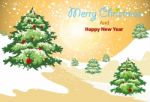 Christmas And Happy New Year Stock Photo