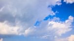 Blue Sky In Cloudy Day Stock Photo