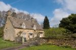 Picturesque Wyck Rissington Village In The Cotswolds Stock Photo