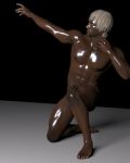 Chocolate Covered Male Stock Photo