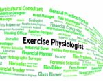 Exercise Physiologist Representing Training Occupation And Trainer Stock Photo