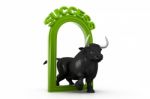 Business Bull Stock Photo