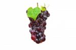 Grapes Isolated On White Background Stock Photo