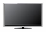 Lcd/led Television Isolated Stock Photo