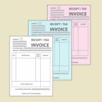 Tax Invoice Stock Photo