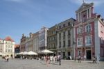 Old Market Square In Poznan Stock Photo