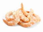 Peeled Shrimps Stock Photo