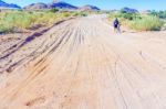 Road C 27 In Namibia Stock Photo