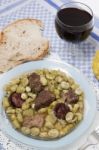 Typical Stew Of Fava Beans Stock Photo