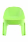 Plastic Short Green Chair Stock Photo