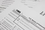 Us Tax Form Stock Photo