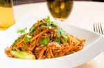 Chinese Fried Noodles Stock Photo